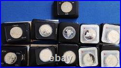 1 Dollar 1971 thru 1996 Canada 26 Coin Silver Lot, 11.6 oz ASW 1 Dollar 1971 thru 1996 Canada 26 Coin Silver Lot, 11.6 oz ASW