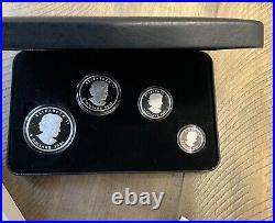 2004 Canada Arctic Fox 9999 Silver 4-coin Fractional Silver Set