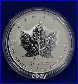 2005 Canadian Silver Maple Commem Tulip Privy Netherlands 1 Oz. Rare Pure Limit
