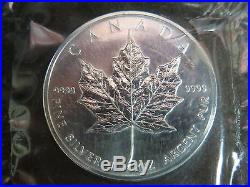 2006 SILVER MAPLE LEAF $5 CANADIAN CANADA COINS 1 oz UNCIRCULATED SEALED