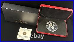 2007 Canada $50 Silver PROOF The Queen's 60th Wedding Anniversary 5oz. 9999