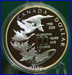 2008 Canada Special edition Royal Can mint centennial pure silver dollar