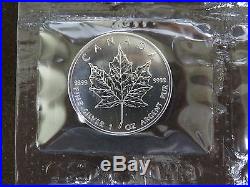 2008 SILVER MAPLE LEAF $5 CANADIAN CANADA COINS 1 oz UNCIRCULATED SEALED