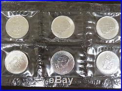 2008 SILVER MAPLE LEAF $5 CANADIAN CANADA COINS 1 oz UNCIRCULATED SEALED