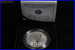 2009 $1 Canada Montreal Canadiens SILVER Proof 100th Anniv. Sp. Ed. WithBlack Box