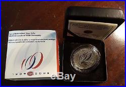 2009 $1 Canada Silver Proof Dollar Gold Plated MONTREAL CANADIENS with COA