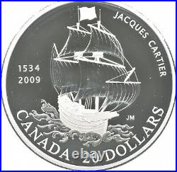 2009 Canada 20 Dollars Silver 475th Anniv Jacques Cartier's Arrival With OGP 1967 2009 Canada 20 Dollars Silver 475th Anniv Jacques Cartier's Arrival With OGP 1967