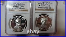 2011 Canada 30g Silver Proof Continuity Crown Prince Harry & William NGC PL 69