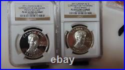 2011 Canada 30g Silver Proof Continuity Crown Prince Harry & William NGC PL 69