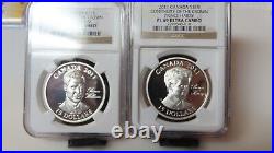 2011 Canada 30g Silver Proof Continuity Crown Prince Harry & William NGC PL 69