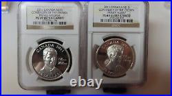 2011 Canada 30g Silver Proof Continuity Crown Prince Harry & William NGC PL 69