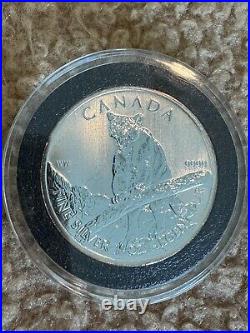 2012 Canada Elizabeth II Proof 5 Dollars Cougar Coin