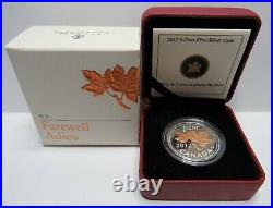 2012 Canada Farewell to the Penny ADIEU Collection GOLD SILVER