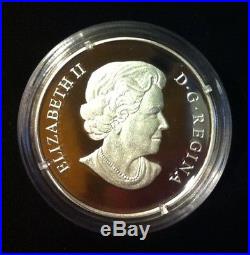 2012 Canada Glass Bumble Bee Aster Coin $20 9999 Silver Coin with Case & COA