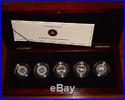 2012 Canada RCM FAREWELL TO THE PENNY 5 Fine Silver Coins SET VERY SCARCE