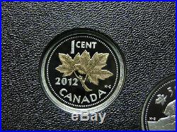 2012 Canadian Silver Proof Penny One Cent 1 cent ($0.01)