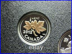2012 Canadian Silver Proof Penny One Cent 1 cent ($0.01)