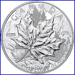 2013 Canada Silver 25th Anniversary Maple Leaf 1oz High Relief Piedfort Proof