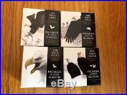 2013 Canada The Bald Eagle 4x 1oz Silver Proof Coin Complete set