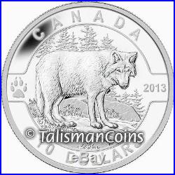 2013 Oh! Canada Series #6 Wolf $10 Pure Silver Proof