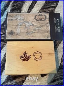 2014-2015 RCM Canada $20 SILVER 5-Coin Set GREAT LAKES withDisplay Box