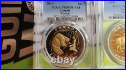 2014 CANADA $20 WISDOM BEAVER GILT PF PR 69 EARLY RELEASE 1 oz. 9999 silver