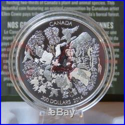 2014 Canada Landscapes of North Towering Forests $200 for $200 2 oz Silver Coin