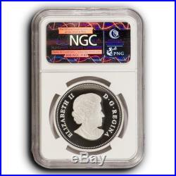 2014 Canada NGC PF70 UC ER A Portrait Bison. 999 1 oz Proof Silver Coin