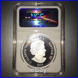 2014 Canada Silver $20 75th Anniversary Royal Ballet PF70 UC ER NGC Coin