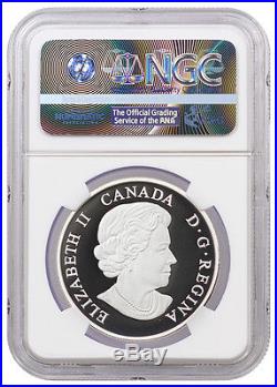 2015 1 Oz Canada $20 Proof Silver Imposing Alpha Wolf NGC PF70 UC ER SKU36727
