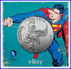 2015 $20 Fine Silver Coin DC Comics Originals Superman RCM Canada. 9999
