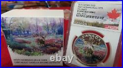 2015 CANADA $20 MISTY MORNING MULE DEER WithBOXES NGC PF 70 ULTRA CAMEO FR (POP=3)
