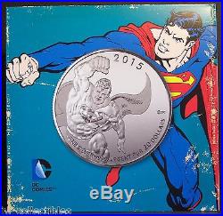 2015 CANADA DC-COMICS SUPERMAN $20 for $20.9999 Fine Silver Coin #18 in Series