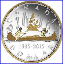 2015 CanadaVOYAGEUR EXCLUSIVE SILVER DOLLAR SERIES 2015 2 oz Pure Silver Coin