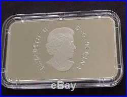 2015 Canada 1.5 oz Silver $50 Anniversary of the Canadian Flag Rectangular Coin
