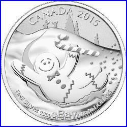2015 Canada $20 1/4 oz. Fine Silver (. 9999 pure) Coin Gingerbread Man RCM