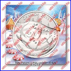 2015 Canada $20 for $20 #18 The Gingerbread Man Pure Silver Christmas Coin