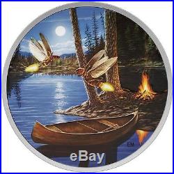 2015 Canada $30 Moonlight Fireflies Fine Silver Royal Canadian Mint Coin L@@K