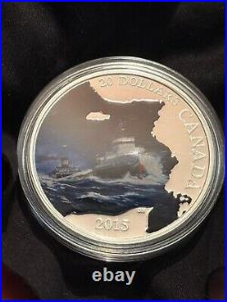 2015 Canada Commemorative Lost Ships Edmund Fitzgerald Silver Coin