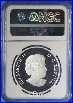 2015 Canada Eternal Pursuit Fine Silver $25 Colorized Coin NGC PF70 Ultra Cameo