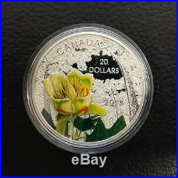 2015 Canada Forests of Canada 1 OZ Silver 4 Coin Set Tulip, Balsam, Pin, Yew Tree