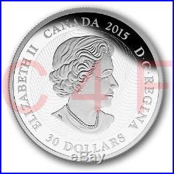 2015 Canada Glow-In-The-Dark Moonlight Fireflies 2 oz $30 Fine Silver Coin