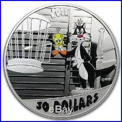 2015 Canada Silver $30 Looney Tunes Birds Anonymous PF70 ER NGC Coin