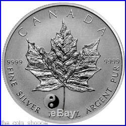 2016 1 oz YIN YANG Privy Canadian Silver Maple Leaf Reverse Proof Coin IN STOCK