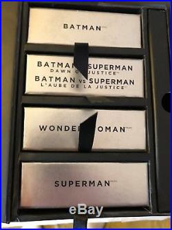 2016 CANADA Batman v Superman DAWN of JUSTICE 4 coin set 1/2 oz Fine SILVER