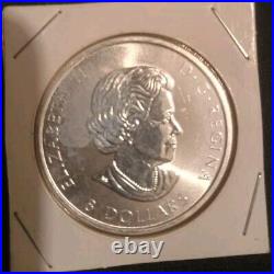 2016 CANADA UK Queen Elizabeth II SNOWY GYRFALCON 1 1/2 OZ Silver $8 Coin