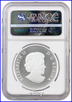 2016 Canada $100 1 Oz Matte Proof Silver Cougar NGC PF69 ER Excl Label SKU37281
