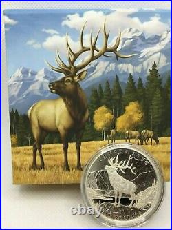 2016 Canada $100 for $100 Fine Silver Coin The Noble Elk
