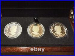 2016 Canada $10 Fine Silver Coin Reflection Of Wildlife 3 Coin Set BOX COA OGP