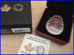 2016 Canada 1 oz Silver. 9999 Ukrainian Pysanka Egg Coin